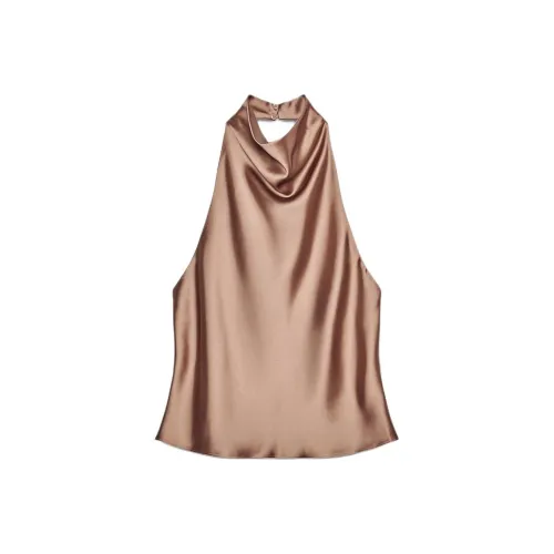 ZARA Tank Tops Women's Medium Camel