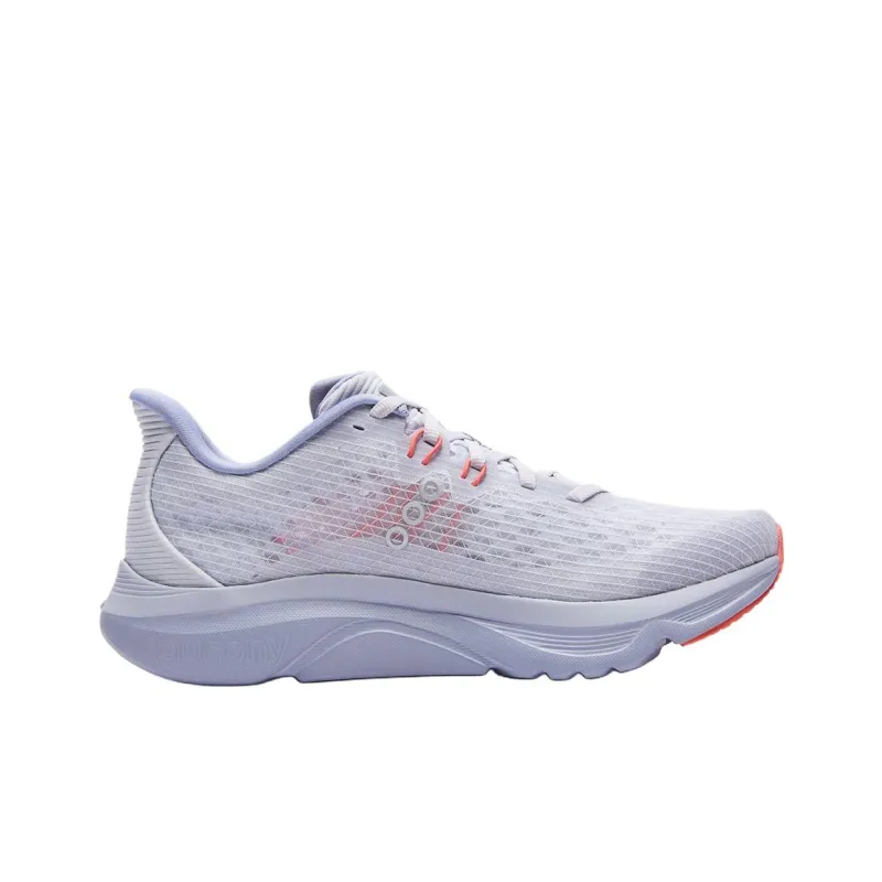 Saucony Kinvara16 Anti Slip Wear Resistant Low Top Casual Running Shoes Women's Light Gray-1