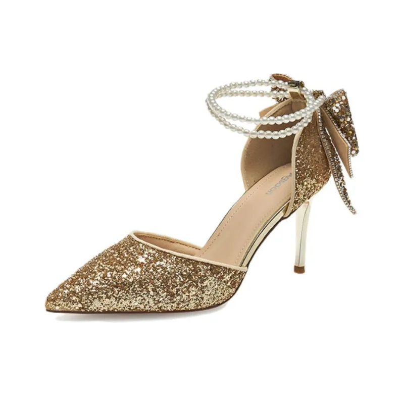 AGSDON High Heels Women's Silver-1