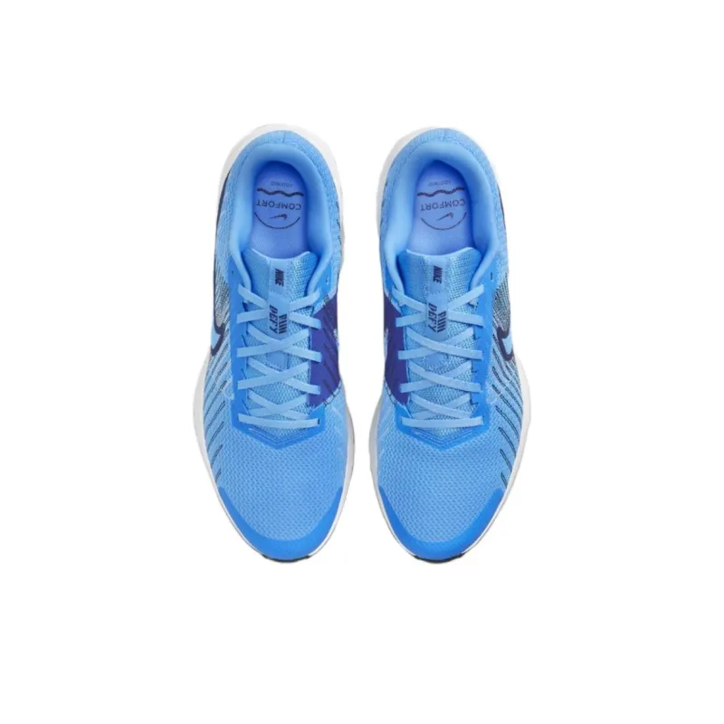 Nike RUN DEFY Shock Absorbers With Slip Resistant Features Low Top Running Shoes Men's Blue-3