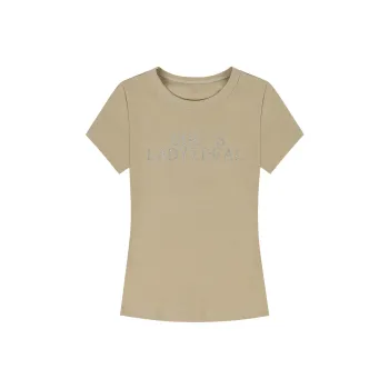 LADY IDEAL Flutter Sleeve T Shirt Women's