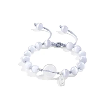 Central Fashion Natural Chalcedony Bracelets Unisex