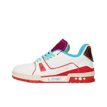 LOUIS VUITTON Trainer Upcycling Sneakers 'White Blue Purple For China'
