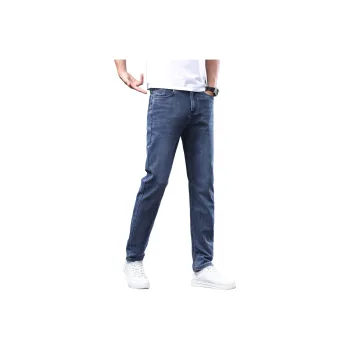 PIERRE CARDIN Jeans Men Matte Gray Blue