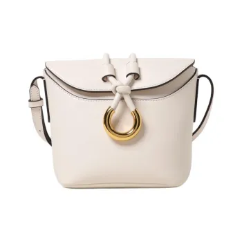 COCCINELLE Leather Shoulder Bag Women's White