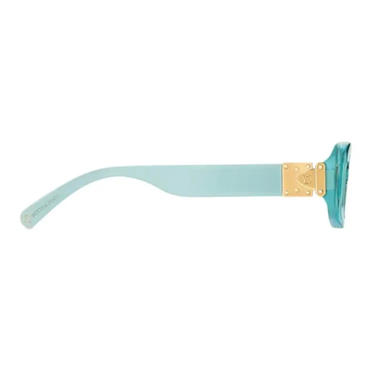 LOUIS VUITTON Acetate Cat Eye Sunglasses Women's Blue-2