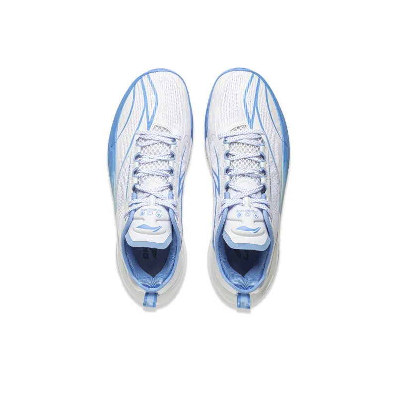 LiNing Cushioning, Slip Resistant, Abrasion Resistant, Rebound Grip Low Top Basketball Shoes Men's Standard White-3