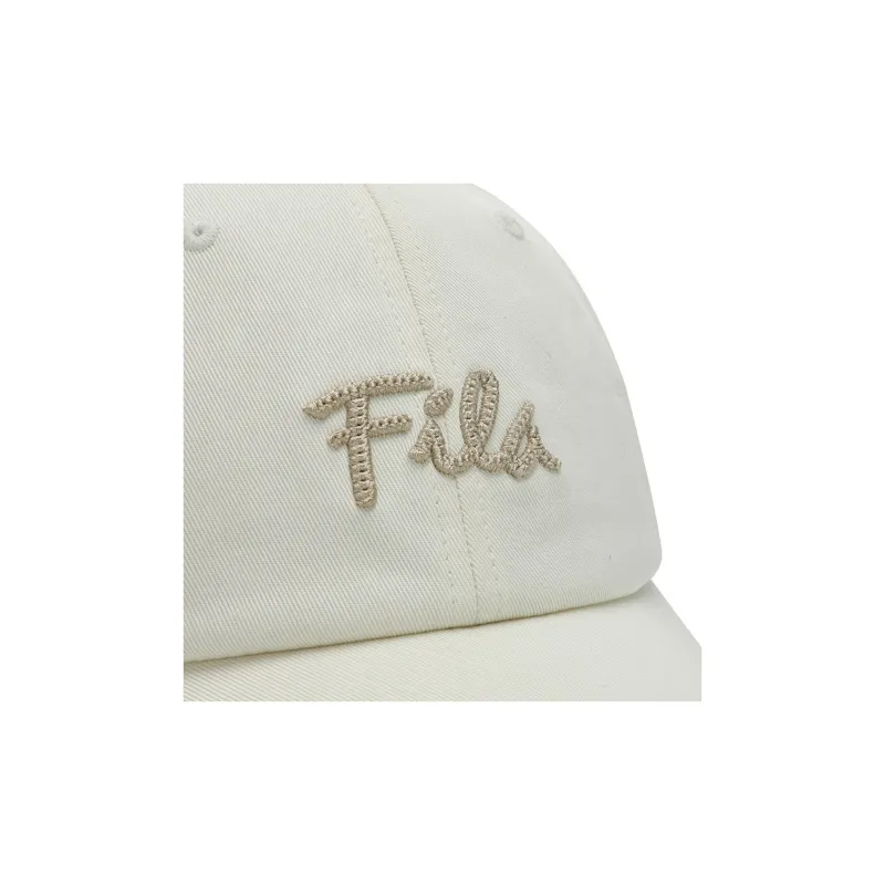 FILA ORIGINALE Cotton Baseball Caps Women's Heron White-4