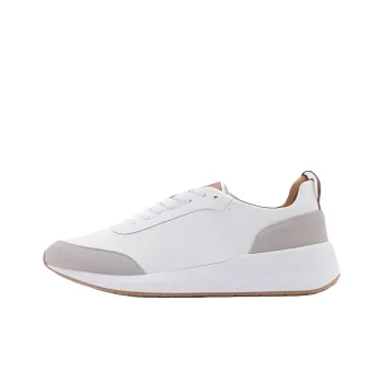MANGO Low Top Casual Shoes Men's White