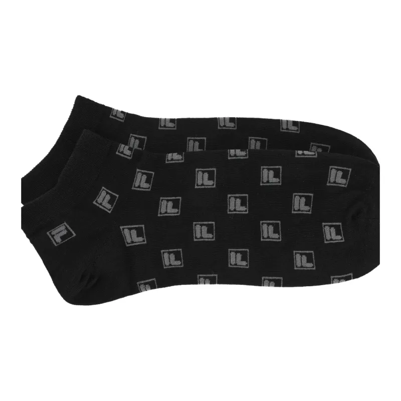 FILA Ankle Socks Men's 1 Pack Jet Black BK-1