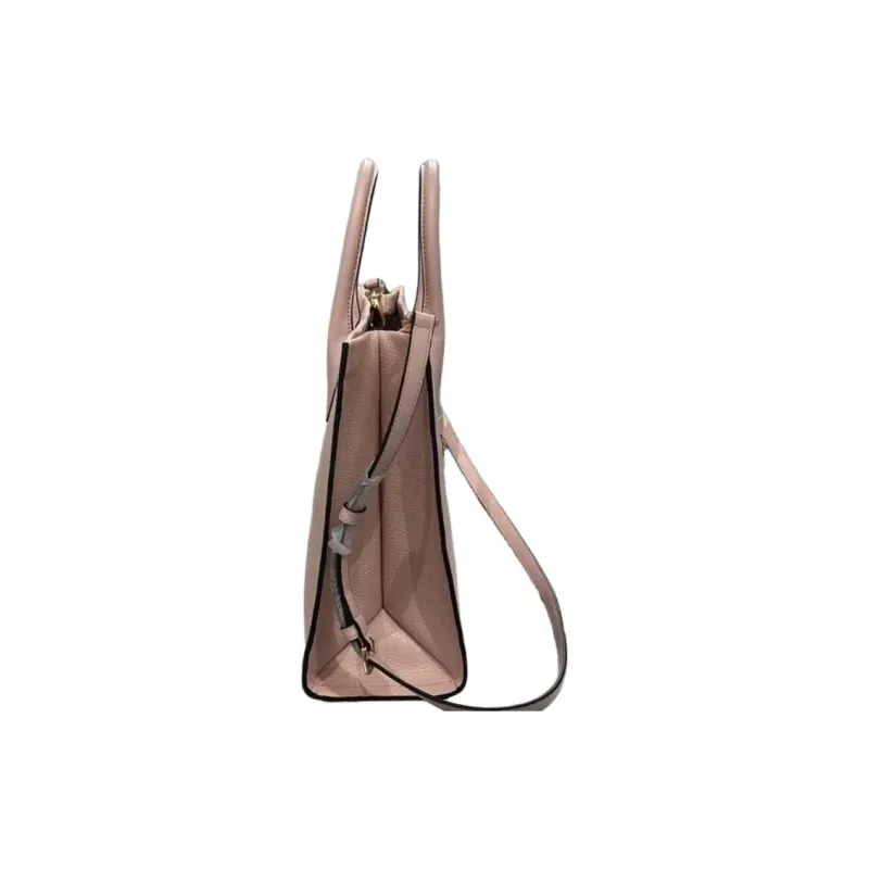 MICHAEL KORS Mirella Leather Tote Bag Shopping Bag Handbag Shoulder Bag Crossbody Bag Medium Size Women's Pink-4