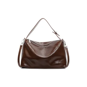 TOUTSEUL YOLO PU Crossbody Handbag Women's Coffee/Black/Silver/Ecru