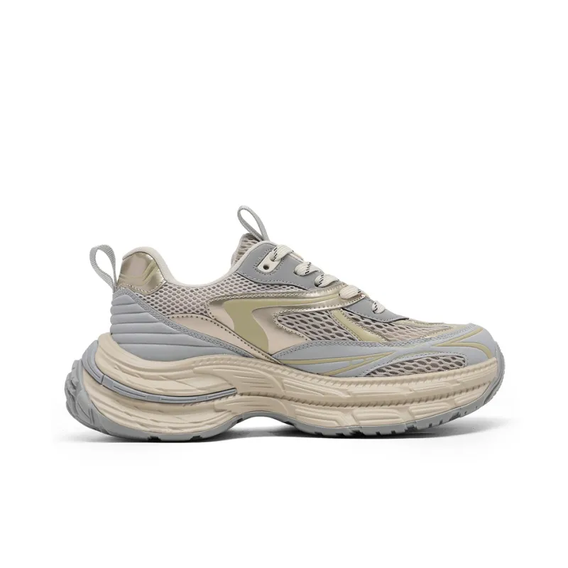 KYMOOU Anti Slip And Wear Resistant Height Increasing Low Top Chunky Sneakers Men's-1