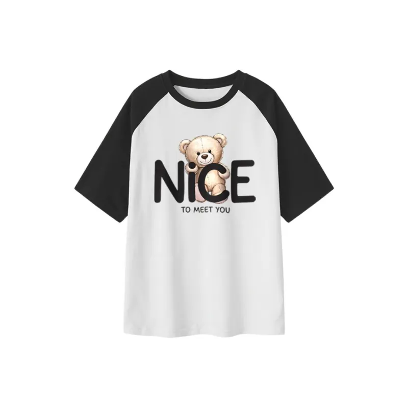 FAIRWHALE Drop Shoulder Sleeve T Shirt Women's-4