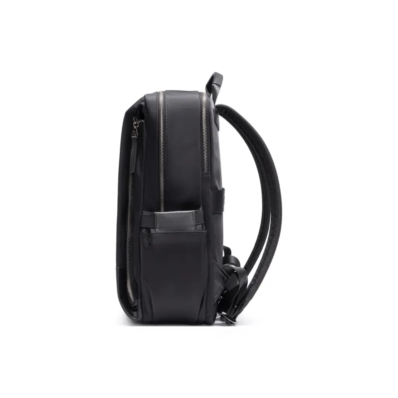 Chrisdien Deny Cow Leather Backpack Regular Men's Black-3
