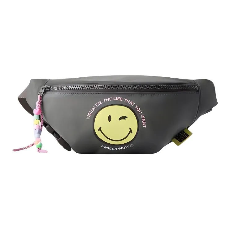 ZARA Polyester Fanny Pack Women's Black-0