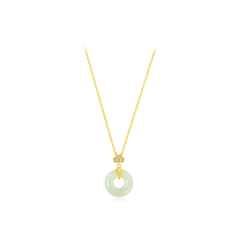 GIFU Serpentine Jade Necklaces Women's-0