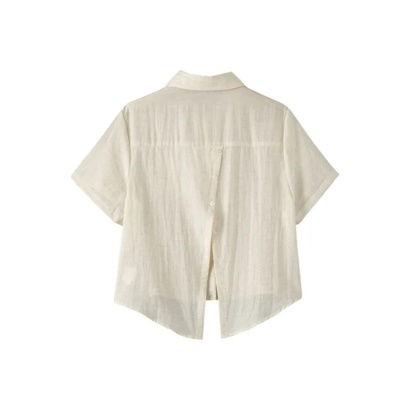 Late White Shirts Women's-5