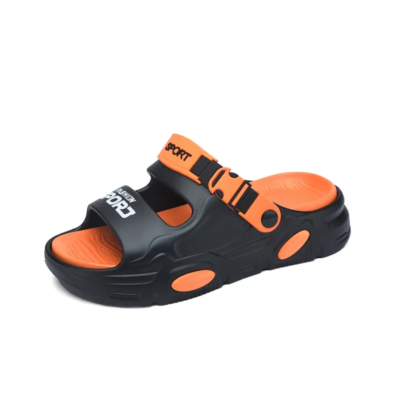 LONGDUIZHANG Slip Resistant Odor Resistant Abrasion Resistant Cushioning Slide Slippers Unisex-9