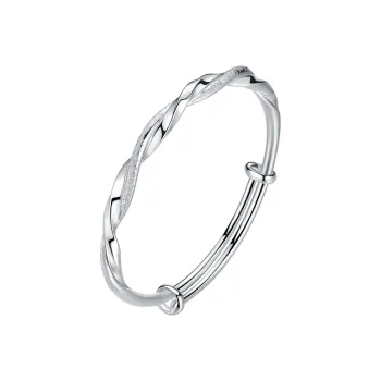 Wear The Silver Alloy Bangles Women's