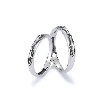PUENTE 999 Fine Silver Couple Rings Unisex