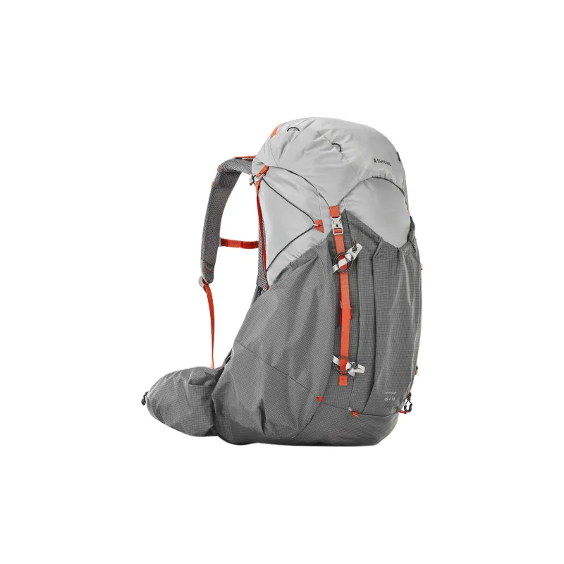 DECATHLON Mountaineering Bag Outdoor Bag Polyamide 55L Smoke Gray Women's-1