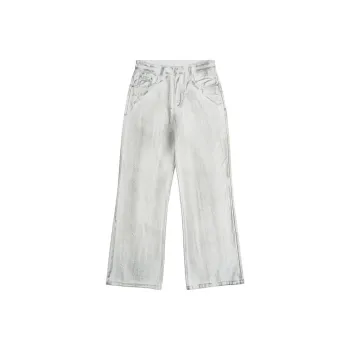 ZRZV Jeans Unisex Dirty White