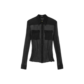 VERSACE SS25 Shirt Women's Black