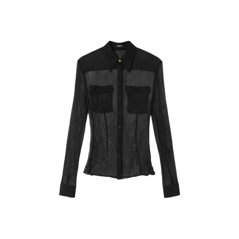 VERSACE SS25 Shirt Women's Black-0