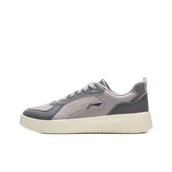 LiNing Spike Years Anti Slip Wear Resistant Low Top Skateboard Shoes Men's Gray