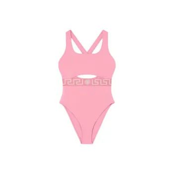 VERSACE Greca One piece Swimsuit Women's Pink