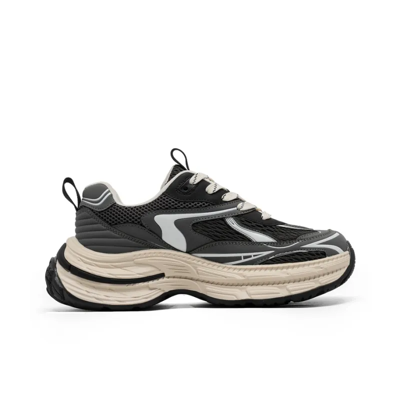 KYMOOU Anti Slip And Wear Resistant Height Increasing Low Top Chunky Sneakers Men's-8