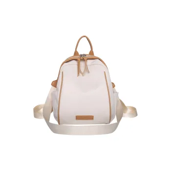 Yalu Nylon Backpack Regular Unisex White/Black/Khaki/Blue/Dark Brown