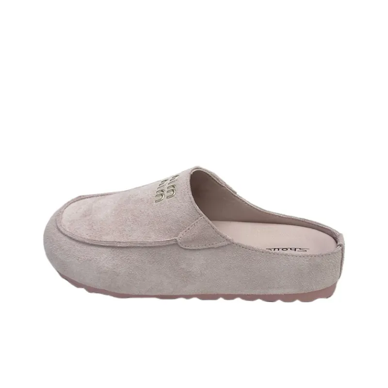Shougu Rubber Sole Quiet Closed Toe Slippers Women's-5