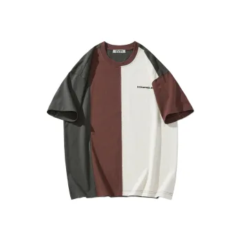 EPTISON T Shirt Unisex Apricot & Brown & Gray