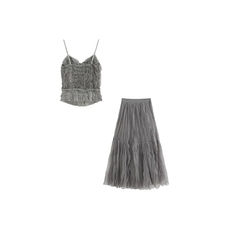 PLANE DRIFT Two Piece Skirt Sets Women's-1