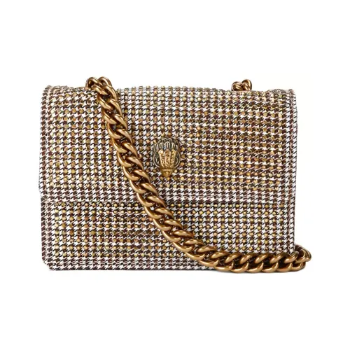 Kurt Geiger London Fabric Shoulder Bag Crossbody Bag Women's Light Gold