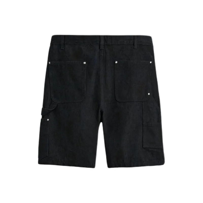 ZARA Denim Shorts Unisex Black-1