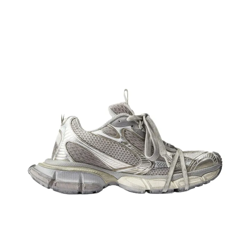 Balenciaga 3XL Low Top Chunky Sneakers Women's Eggshell Color-1