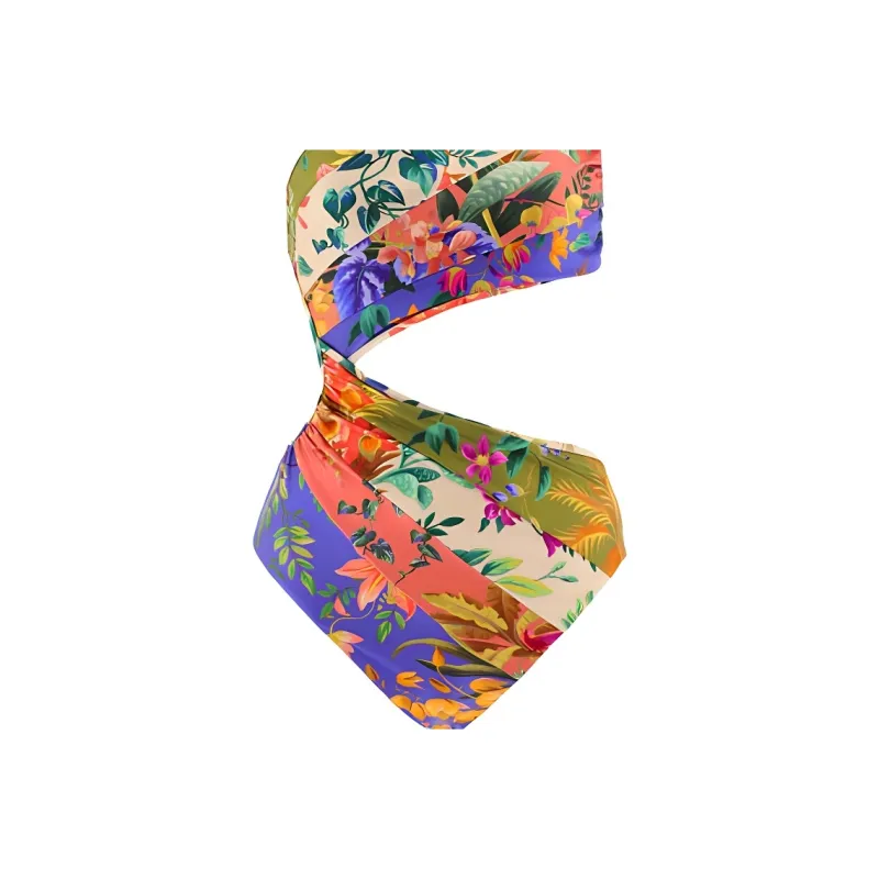Zimmermann SS22 One piece Swimsuit Women's Multicolor-4