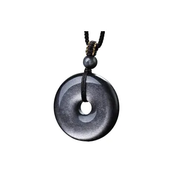 CARAT'S DIARY Obsidian Necklaces Unisex