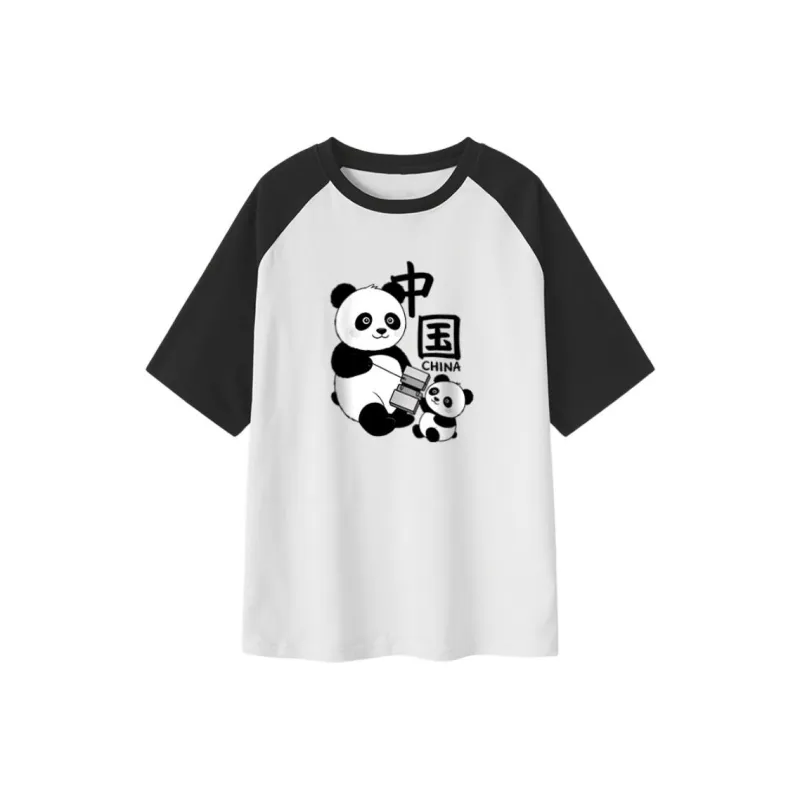FAIRWHALE Drop Shoulder Sleeve T Shirt Women's-4