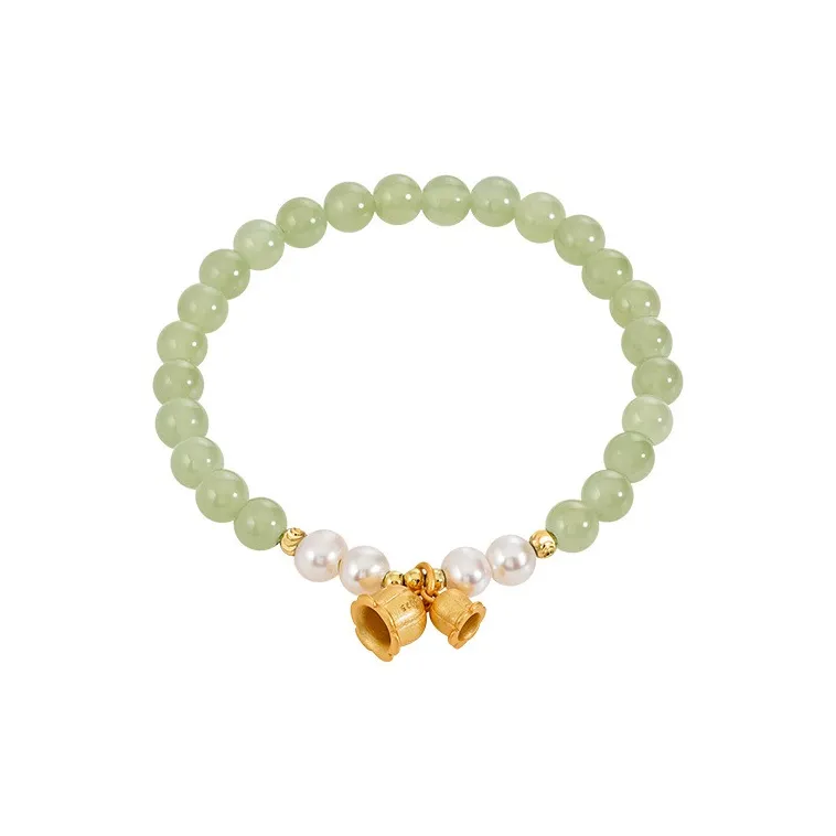 WEITIANXUAN Bracelets Pale Greenish White Jade Women's-0