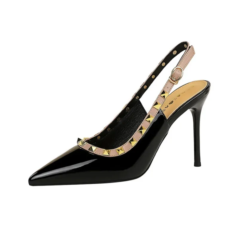 BIGTREE Slim Heel High Heels Women's-6