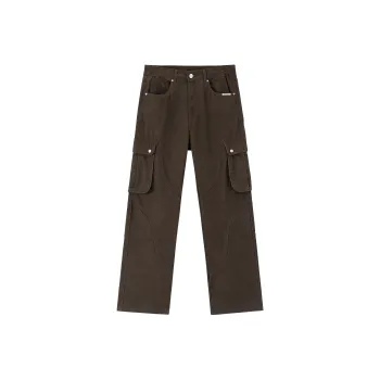 XINYINSU Jeans Unisex Coffee