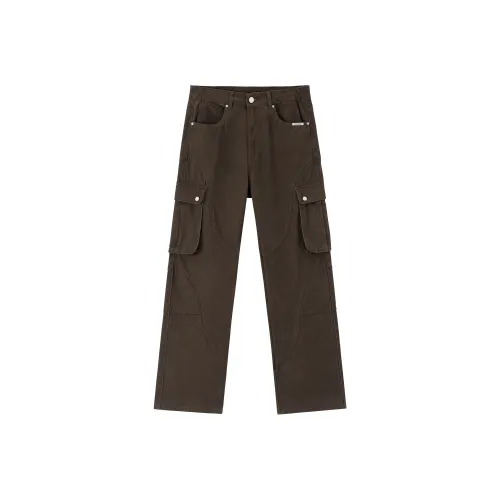 XINYINSU Jeans Unisex Coffee