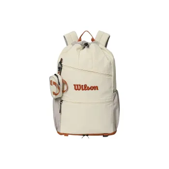 Wilson Polyester Backpack Unisex White