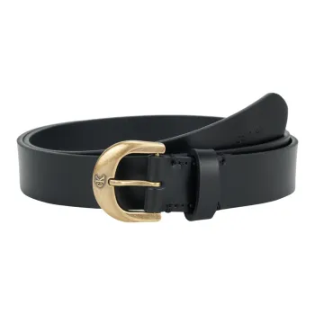 CALVIN KLEIN Split Cow Leather Belts Women's Space Black 2.5cm