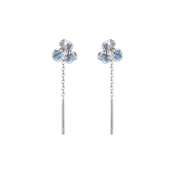 NVBBK 999 Fine Silver Drop Earrings Women's