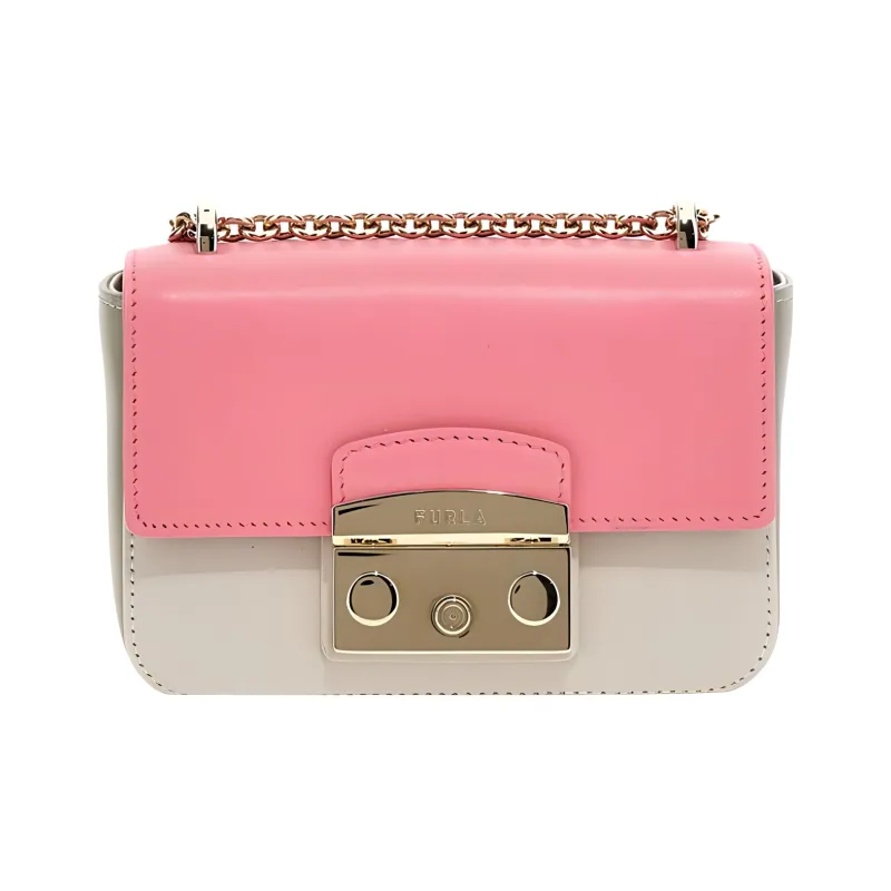 Furla Metropolis Two Tone Mini Crossbody Bag-0